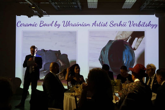 Winning at an auction in London. The most expensive lot was the work of the Ukrainian artist Serhiy Verbicki.