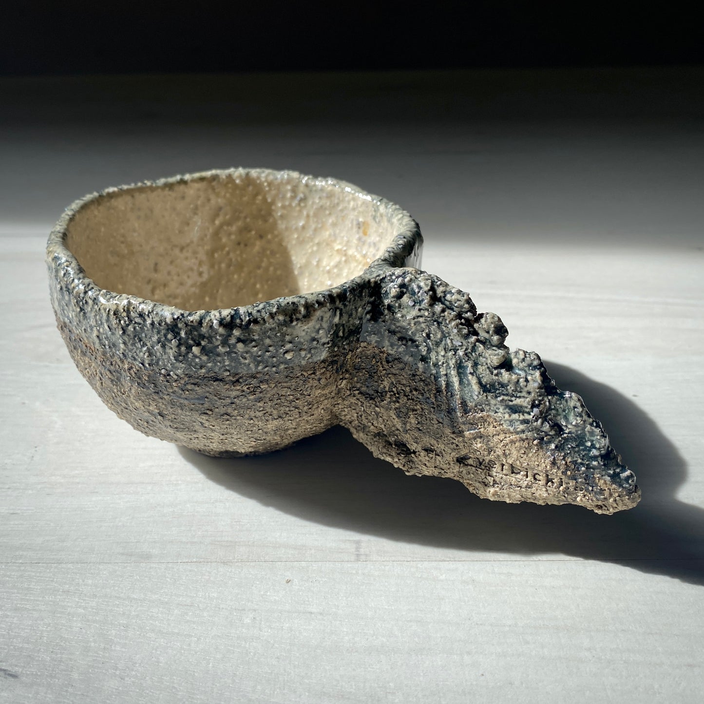 The first cup from the "GRAIN" collection. 2022 yr. Prototype. Serhiy Verbicki.