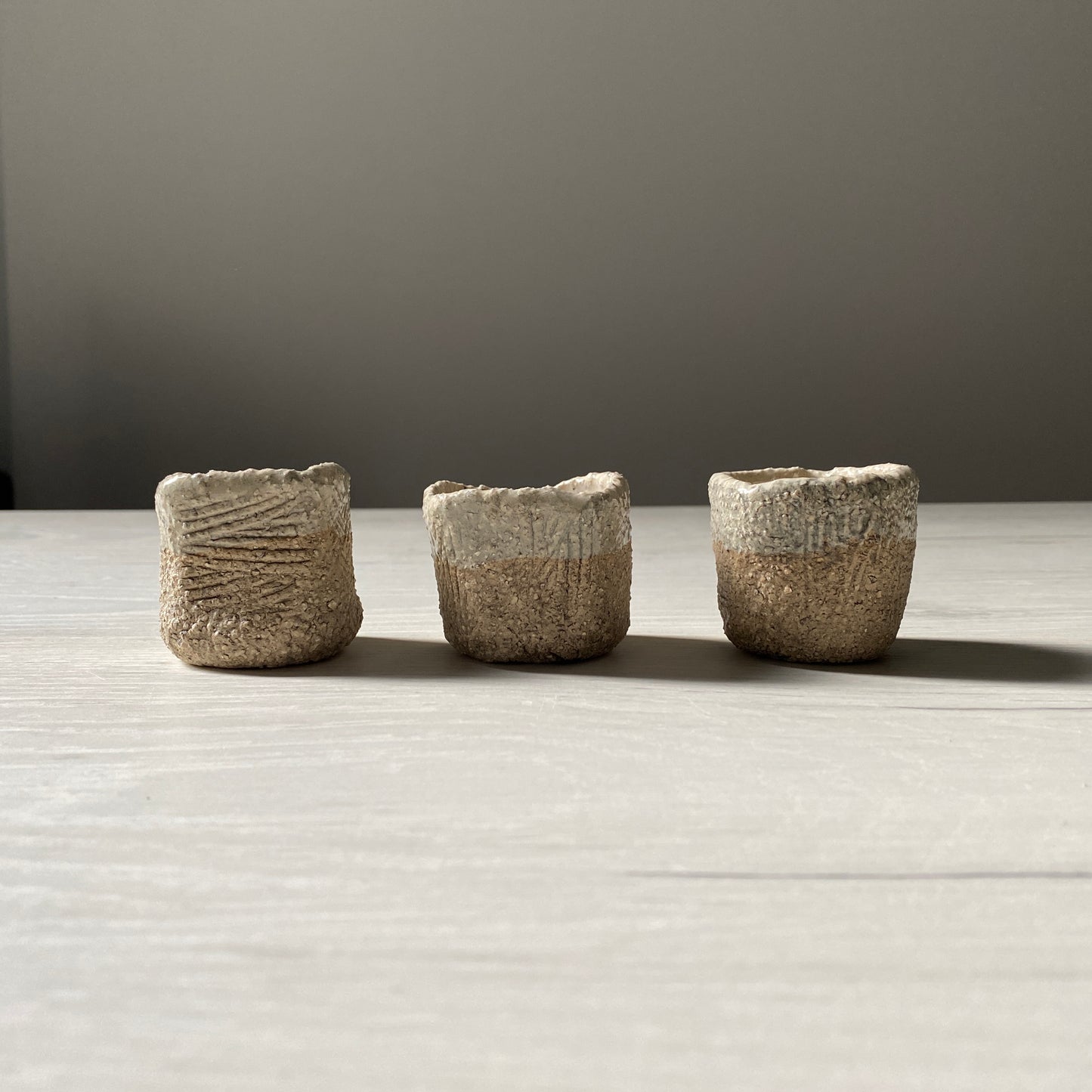 Сeramic shot glass. “GRAIN” collection. Serhiy Verbicki.