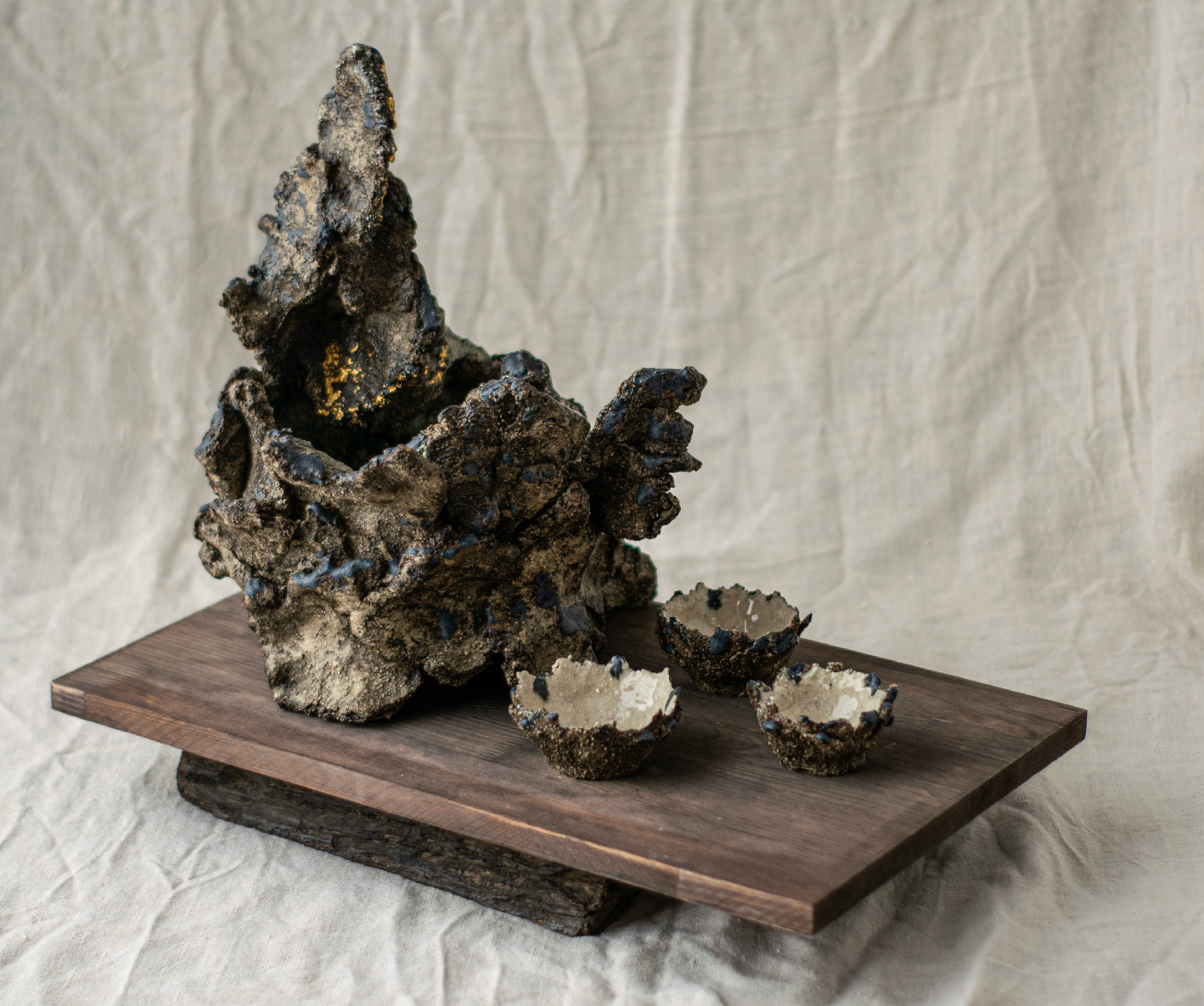 Ceramic Sculpture Set (4 Pieces)