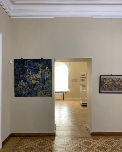 Споглядаючи Врубеля. «Східна казка». Акварельна монотипія. Сергій Георгійович Вербицький.