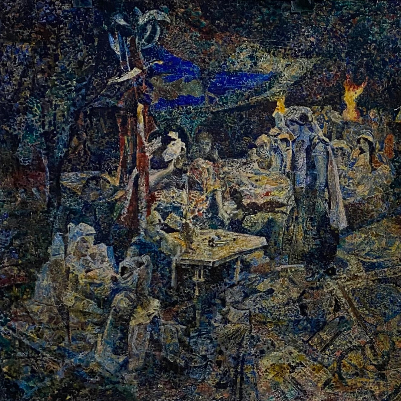 Споглядаючи Врубеля. «Східна казка». Акварельна монотипія. Сергій Георгійович Вербицький.